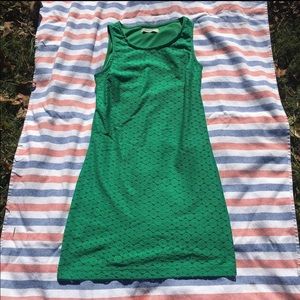 Lacy Green Babydoll Dress